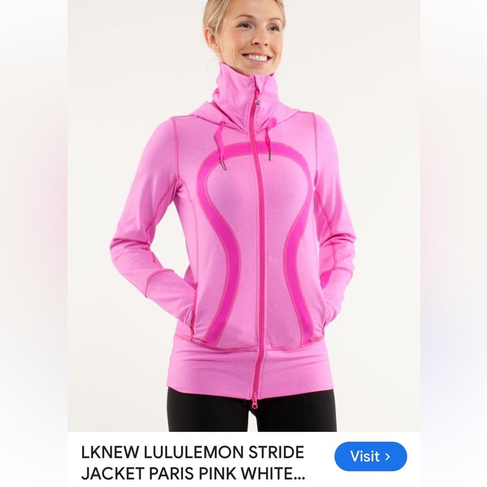 lululemon athletica Stride Jacket in Paris Pink